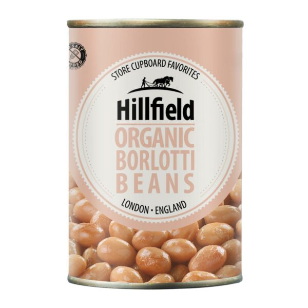Hillfield Frijoles Borlotti Orgánicos (12x400g)
